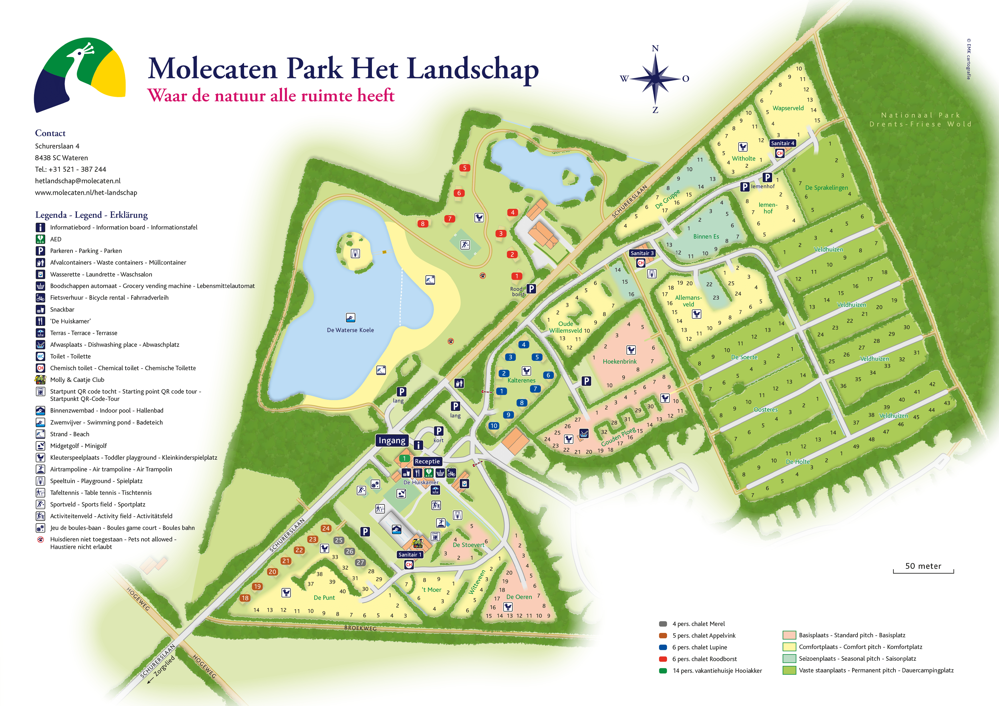Molecaten Park Het Landschap Camping In Wateren